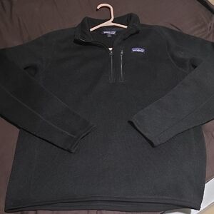 Patagonia Black Zip-Up Sweater
